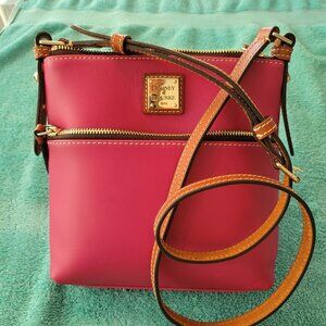 Dooney & Bourke Penrose Letter Carrier Raspberry Color